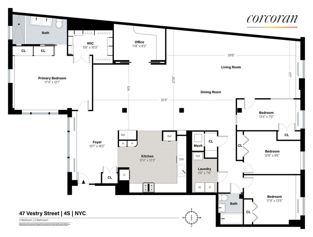 47 VESTRY Street #4S