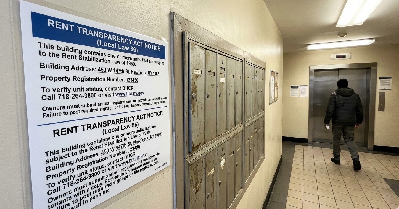 NYC Landlords Must Disclose Rent-Stabilized Units