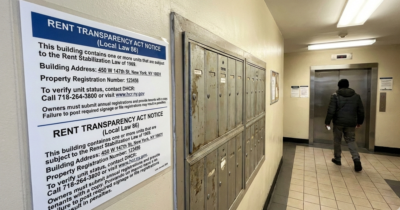 NYC Landlords Must Now Disclose Rent-Stabilized Apartments